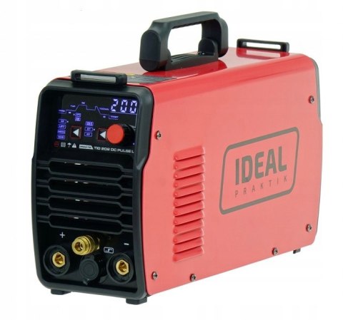 SPAWARKA INWERTEROWA PRAKTIK TIG 202 DC PULS LED IDEAL 200A MMA