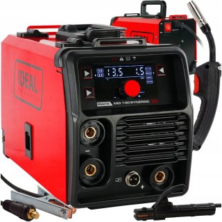 SPAWARKA INWERTOROWA MIGOMAT PÓŁAUTOMAT IDEAL PRAKTIK MIG 140 SYNERGIC LED