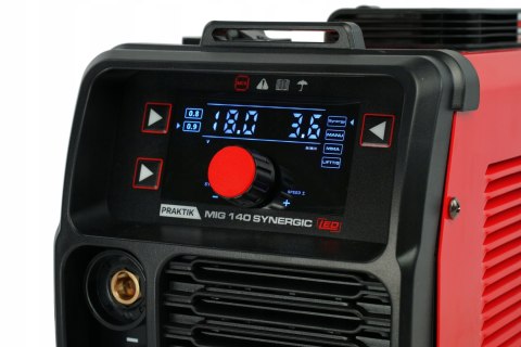 SPAWARKA INWERTOROWA MIGOMAT PÓŁAUTOMAT IDEAL PRAKTIK MIG 140 SYNERGIC LED