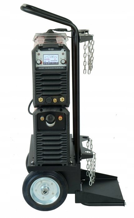 Spawarka 220A HF EXPERT TIG 220 AC/DC Pulse w LCD z chłodnicą+wózek IDEAL