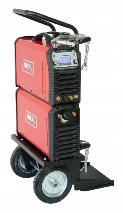 Spawarka 220A HF EXPERT TIG 220 AC/DC Pulse w LCD z chłodnicą+wózek IDEAL