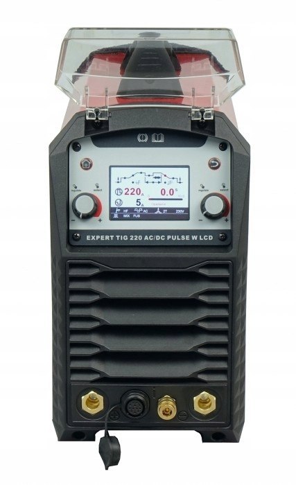 Spawarka 220A HF EXPERT TIG 220 AC/DC Pulse w LCD z chłodnicą+wózek IDEAL