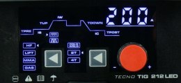 Spawarka Ideal TECNO TIG 212 DC PULSE LED 200A