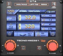 Spawarka MIGOMAT TECNOMIG 321 LCD SYNERGIC IDEAL