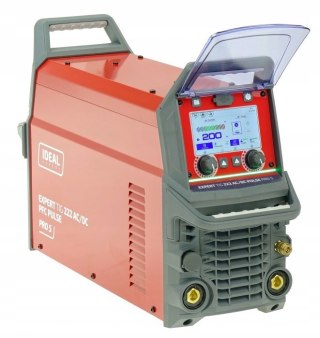 Spawarka TIG IDEAL EXPERT 222 AC/DC PFC PULSE Pro5 LCD ALU MMA T-26 4m