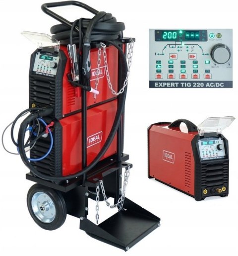 Spawarka inwertorowa Ideal EXPERT TIG 220 AC/DC CHŁODNICA 5-200 A