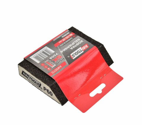 AWTOOLS KOSTKA SZLIFIERSKA SKOŚNA 89x125x25mm P 60