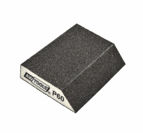 AWTOOLS KOSTKA SZLIFIERSKA SKOŚNA 89x125x25mm P 60