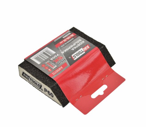 AWTOOLS KOSTKA SZLIFIERSKA SKOŚNA 89x125x25mm P100