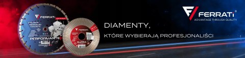 FERRATI TARCZA DIAMENTOWA TNĄCA PERFORMANTE Ø 500 MM x 25,4/20 MM
