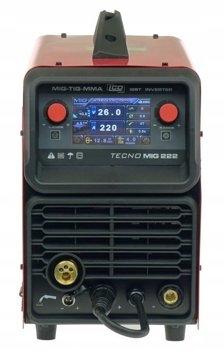 Ideal 222 LCD MIG TIG MMA SYNERGIA VRD ALU