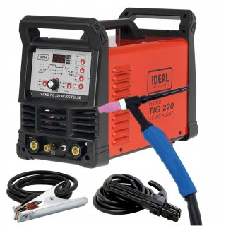 SPAWARKA INWERTOROWA INWERTER IDEAL TECNO TIG 220 AC/DC PULS 5-220A MMA HF