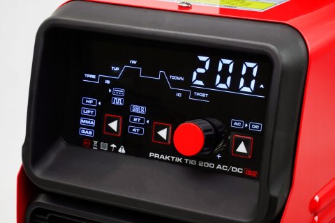 Spawarka Tig Aluminium Ac/dc PULS IDEAL PRAKTIK TIG 200 AC/DC LED