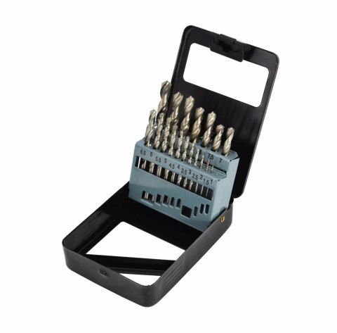 AWTOOLS WIERTŁO METAL BIAŁE KPL. 19szt. /1,0 - 10,0mm/