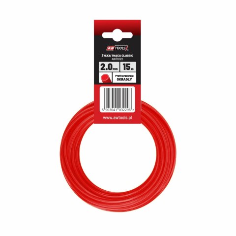AWTOOLS ŻYŁKA TNĄCA CLASSIC 2,0x15m/ OKRĄGŁA