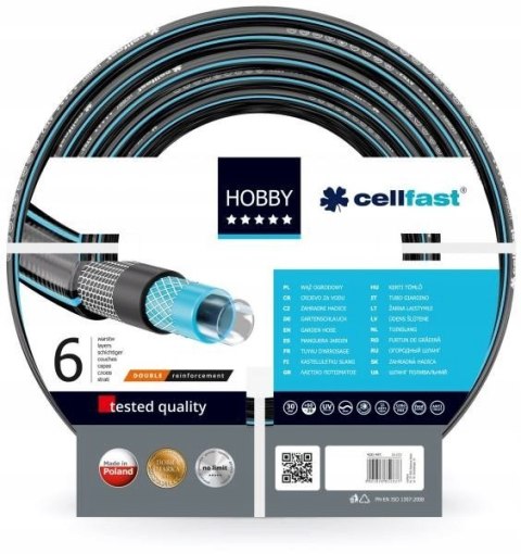 CELLFAST WĄŻ OGRODNICZY HOBBY ATS 1/2" 60mb PL "B" /NA STOJAK