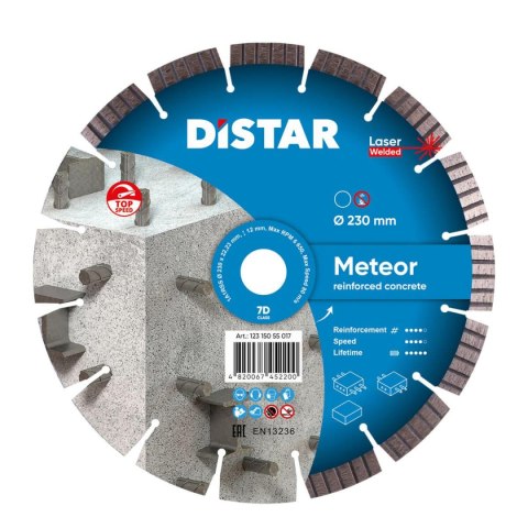DISTAR TARCZA DIAMENTOWA METEOR 230 x 2,6/1,6 x 22,23mm