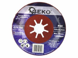 GEKO TARCZA DO SZLIFOWANIA GRESU 125 P100