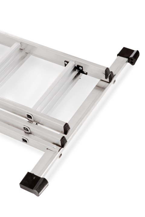 AWTOOLS DRABINA ALUMINIOWA BASIC 3x8 STOPNI 150kg