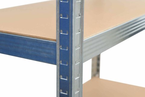AWTOOLS REGAŁ 5 PÓŁEK 180x90x40 NOŚNOŚĆ 250kg / 5,0mm - WCISKANY SZYBKI MONTAŻ