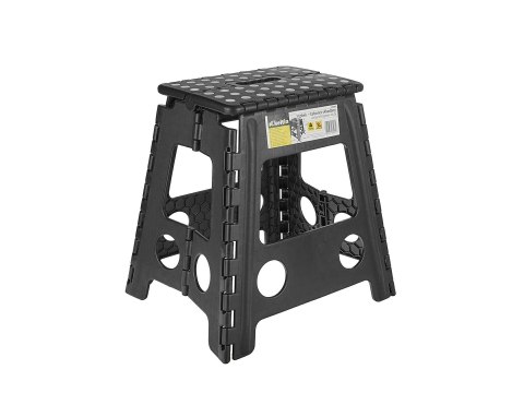 GEKO STOŁEK-TABORET SKŁADANY ANTYPOŚLIZGOWY 150kg....
