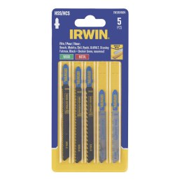 IRWIN BRZESZCZOT HCS/HSS DO WYRZYNARKI / TYP T / METAL/DREWNO kpl. 5szt.