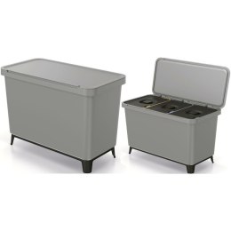 KEDEN KOSZ NA ŚMIECI SYSTEMA 3x10L - SMOOTH GRAY