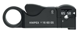 KNIPEX ŚCIĄGACZ IZOLACJI 105mm... Z KABLI KONCENTRYCZNYCH (ANTENOWYCH)