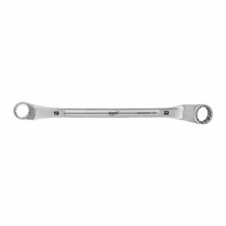 MILWAUKEE KLUCZ PODWÓJNIE ODGIĘTY 75° - 19x22mm