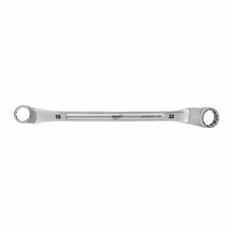 MILWAUKEE KLUCZ PODWÓJNIE ODGIĘTY 75° - 19x22mm