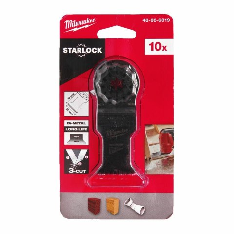 MILWAUKEE MT BRZESZCZOT 35 x 42mm /10szt. BIMETALOWY 3-OSTRZOWY DO CIĘCIA WGŁĘBNEGO