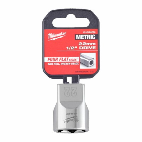 MILWAUKEE NASADKA 1/2" KRÓTKA 22mm...