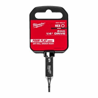 MILWAUKEE NASADKA 1/4 Z KOŃCÓWKĄ IMBUS 2mm