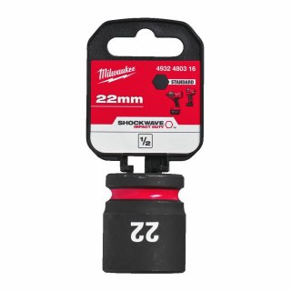 MILWAUKEE NASADKA UDAROWA 1/2" 22mm KRÓTKA