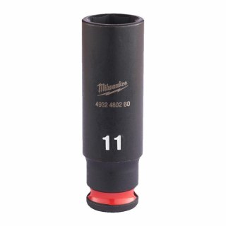 MILWAUKEE NASADKA UDAROWA 1/4" 11mm DŁUGA SHOCKWAVE
