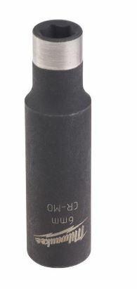 MILWAUKEE NASADKA UDAROWA 1/4" 6mm DŁUGA... ... SHOCKWAVE