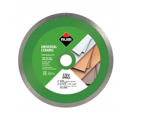 RUBI TARCZA DIAMENTOWA CSV 115 PRO