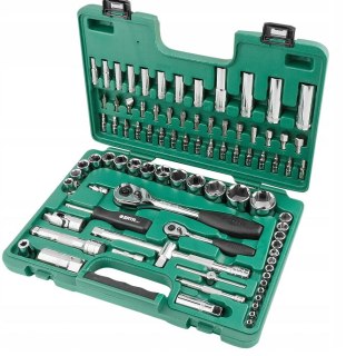 SATA ZESTAW KLUCZY 88el 1/2" / 1/4"
