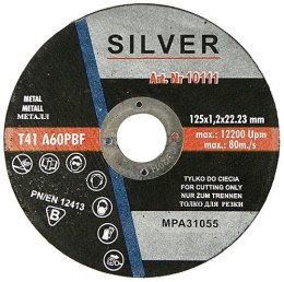 SILVER TARCZA DO METALU 125*2,5mm