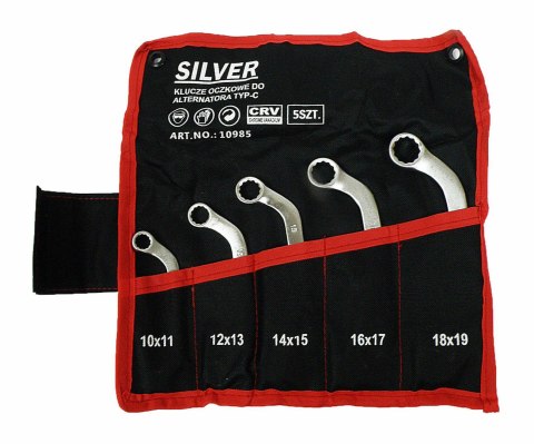 SILVER ZESTAW KLUCZY DO ALTERNATORÓW TYP C/5szt