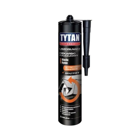 TYTAN USZCZELNIACZ DEKARSKI BEZBARWNY KAUCZUKOWY 280ml PROFESSIONAL