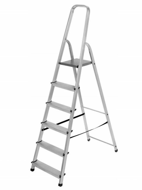 AWTOOLS DRABINA ALUMINIOWA 125kg 6 STOPNI WOLNOSTOJĄCA AWTOOLS DRABINA ALUMINIOWA 125kg 6 STOPNI WOLNOSTOJĄCA