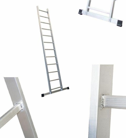 AWTOOLS DRABINA OPIERALNA 14 STOPNI 150KG
