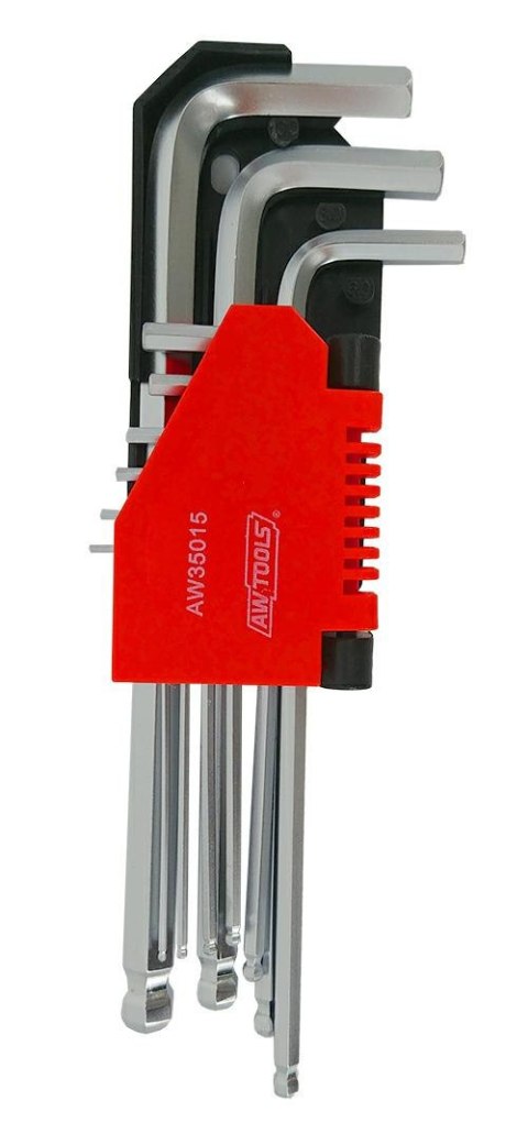 AWTOOLS KLUCZE IMBUSOWE BLACK LINE 9szt/KULA 1,5-10 AWTOOLS KLUCZE IMBUSOWE BLACK LINE 9szt/KULA 1,5-10