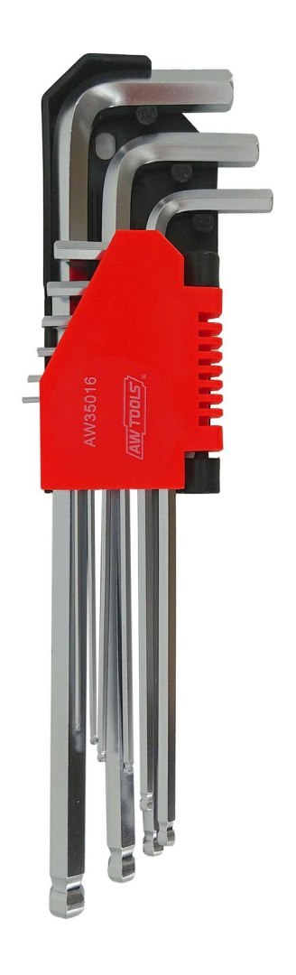 AWTOOLS KLUCZE IMBUSOWE BLACK LINE 9szt/KULA AWTOOLS KLUCZE IMBUSOWE BLACK LINE 9szt/KULA