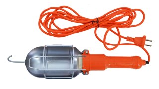 AWTOOLS LAMPA WARSZTATOWA POMARAŃCZOWA 220V 10m GUMA