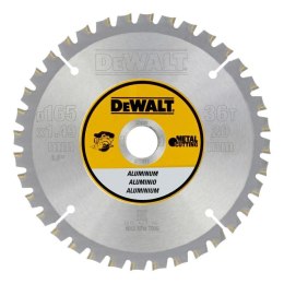 DEWALT PIŁA TARCZ.165x20mmx36z ALUMINIUM