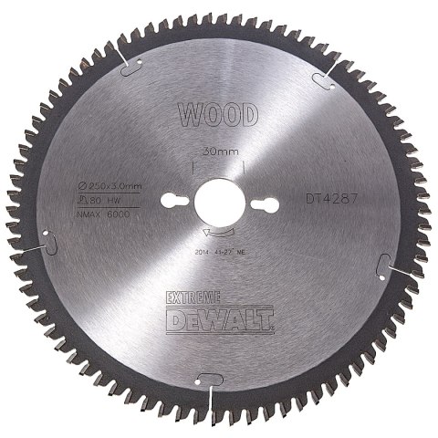 DEWALT PIŁA TARCZ.250x30mmx60z HG DEWALT PIŁA TARCZ.250x30mmx60z HG