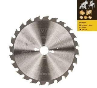 DEWALT PIŁA TARCZOWA 250x30mmx 24-ZĘBÓW