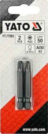 YATO KOŃCÓWKA 1/4"x50mm PZ3 /2szt. YATO KOŃCÓWKA 1/4"x50mm PZ3 /2szt.